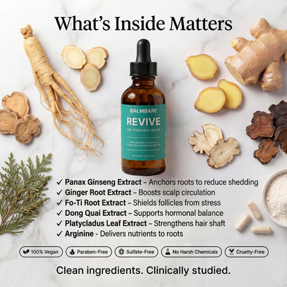Sérum de péptidos para la caída del cabello